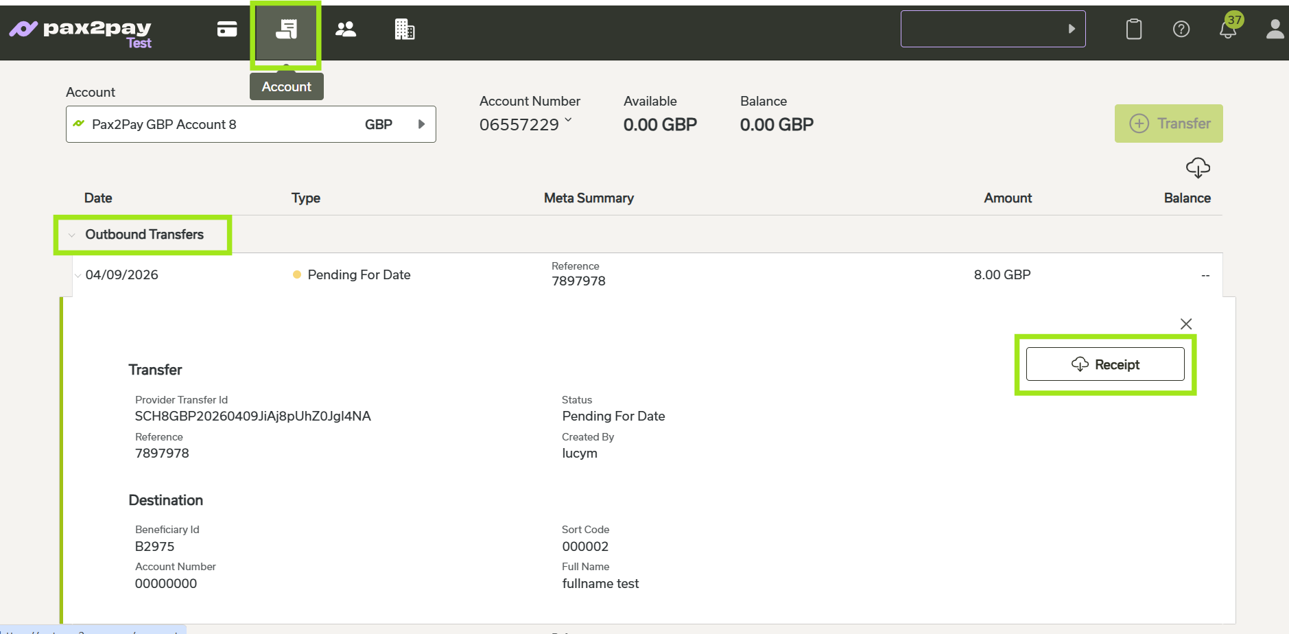 Pax2pay How do I withdraw funds from my Pax2pay account?
