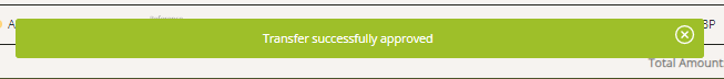 transfer approval 